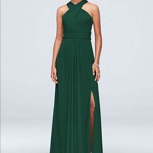 Bridesmaid dress David’s bridal juniper/dark green